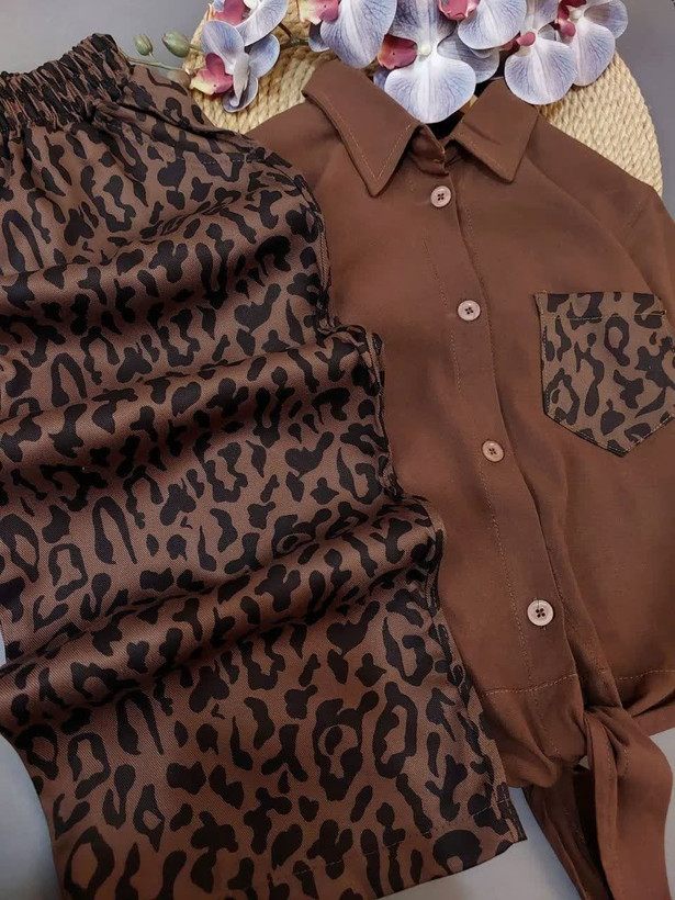 شومیز شلوار گره ای