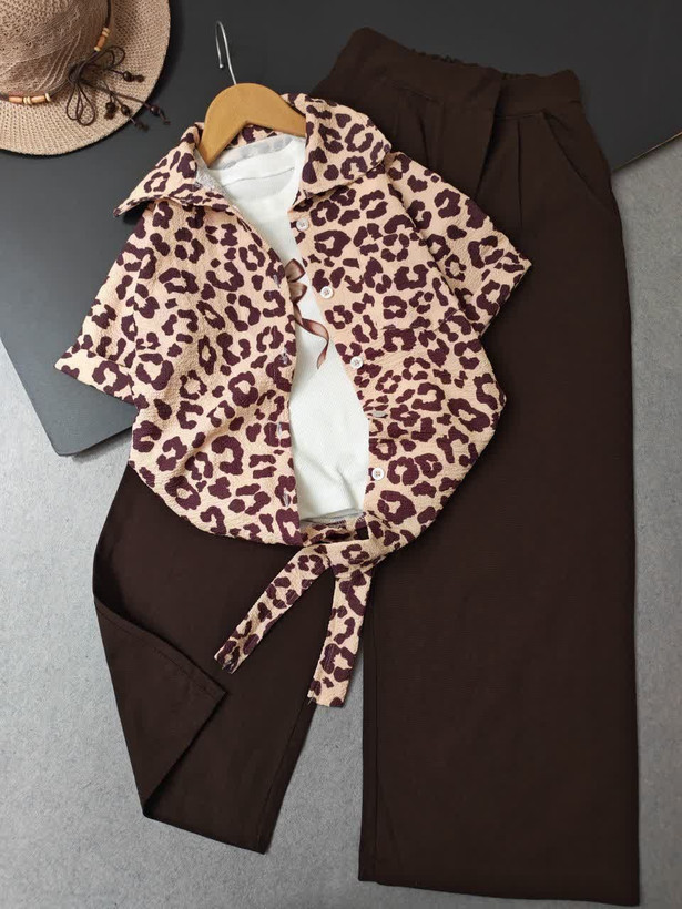 شومیز شلوار گره ای